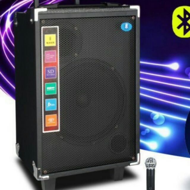 Loa Kéo Bluetooth Q8 ( Tặng 1 Míc Ko Dây )