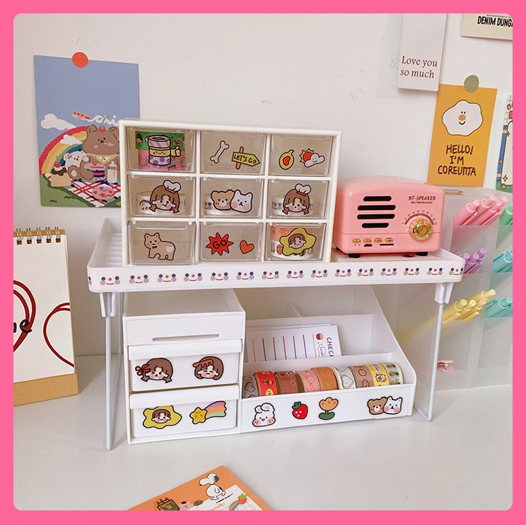 Kệ đựng đồ dùng decor xinh đa năng cỡ lớn giá rẻ