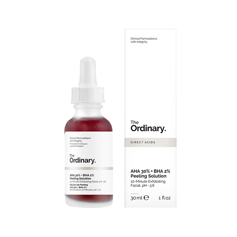 Tinh Chất Axit Trái Cây ordinary30% Axit Trái Cây + 2% Axit salicylic 30ml Giúp Giảm Mụn Đầu Đen Và Mụn Trứng Cá