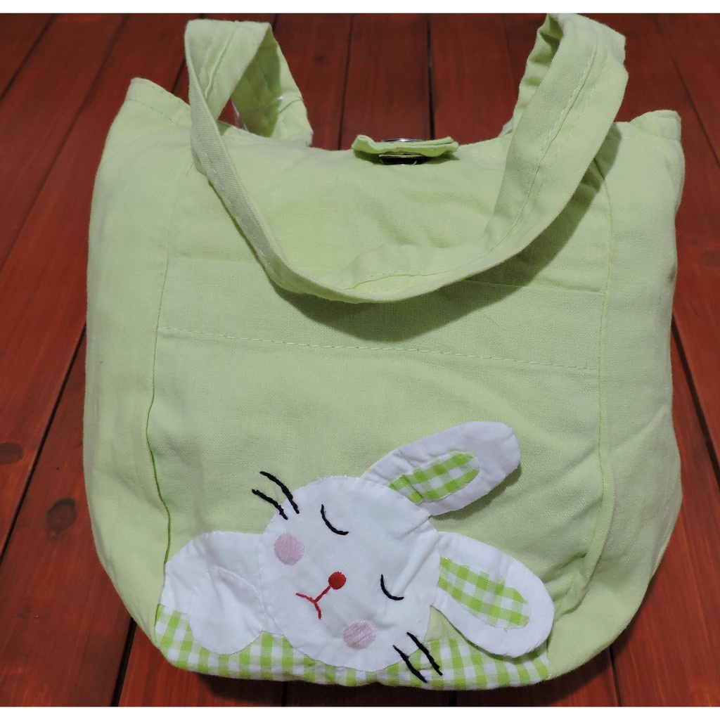 Túi Vải Cotton 2 Lớp Đựng Đồ Cho Bé Hand Embroidery Bag