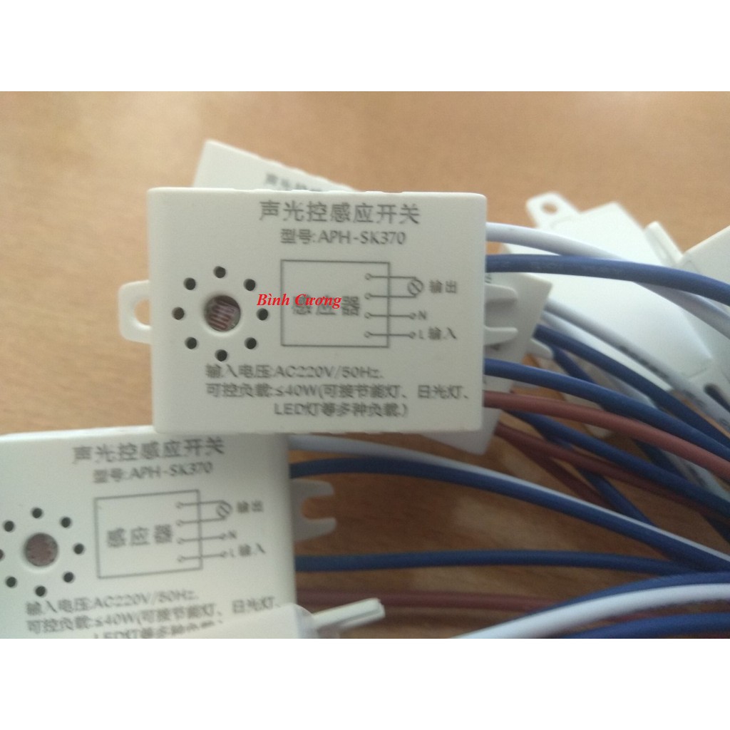 CÔNG TẮC CẢM ỨNG ÂM THANH VÀ ÁNH SÁNG SK370