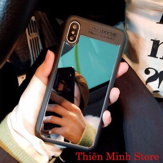 ỐP LƯNG GƯƠNG AUTO FOCUS cho iPhone 5/6/6p/7/7p/X - Thiên Minh Store