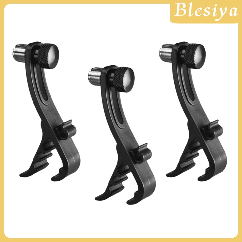 Set 3 Kẹp Micro Màu Đen Chuyên Dụng Cho Trống