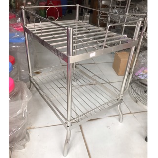 Giá kệ để nồi cơm vuông inox dầy