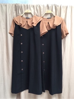 Váy bầu công sở chất voan trượt nhật 45-70kg(kèm video)