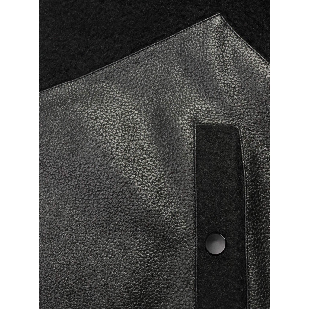 Áo khoác Leather Mix Jacket