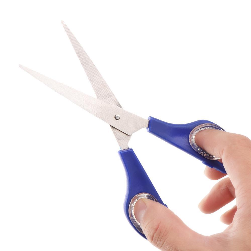 Set 2 Vòng Silicone Kéo Cắt Tỉa Lông Mày Chuyên Nghiệp