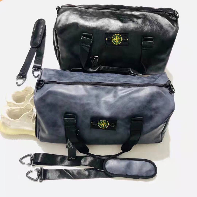 Stone Island Dry Wet Separation Independent Shoe Warehouse Stone Island Large Capacity Travel Bag Waterproof Oxford Cloth Fitness KaMZ