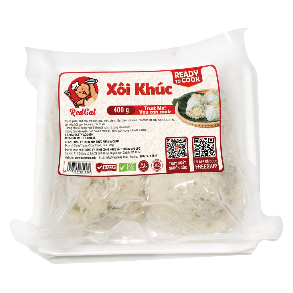 Xôi Khúc Thơm Ngon Khay 400g RedCat - FoodMap | BigBuy360 - bigbuy360.vn
