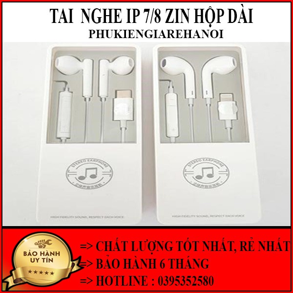 ( Zin ) Tai Nghe Bluetooth Ip 7/8- X Hộp Dài Có Mic