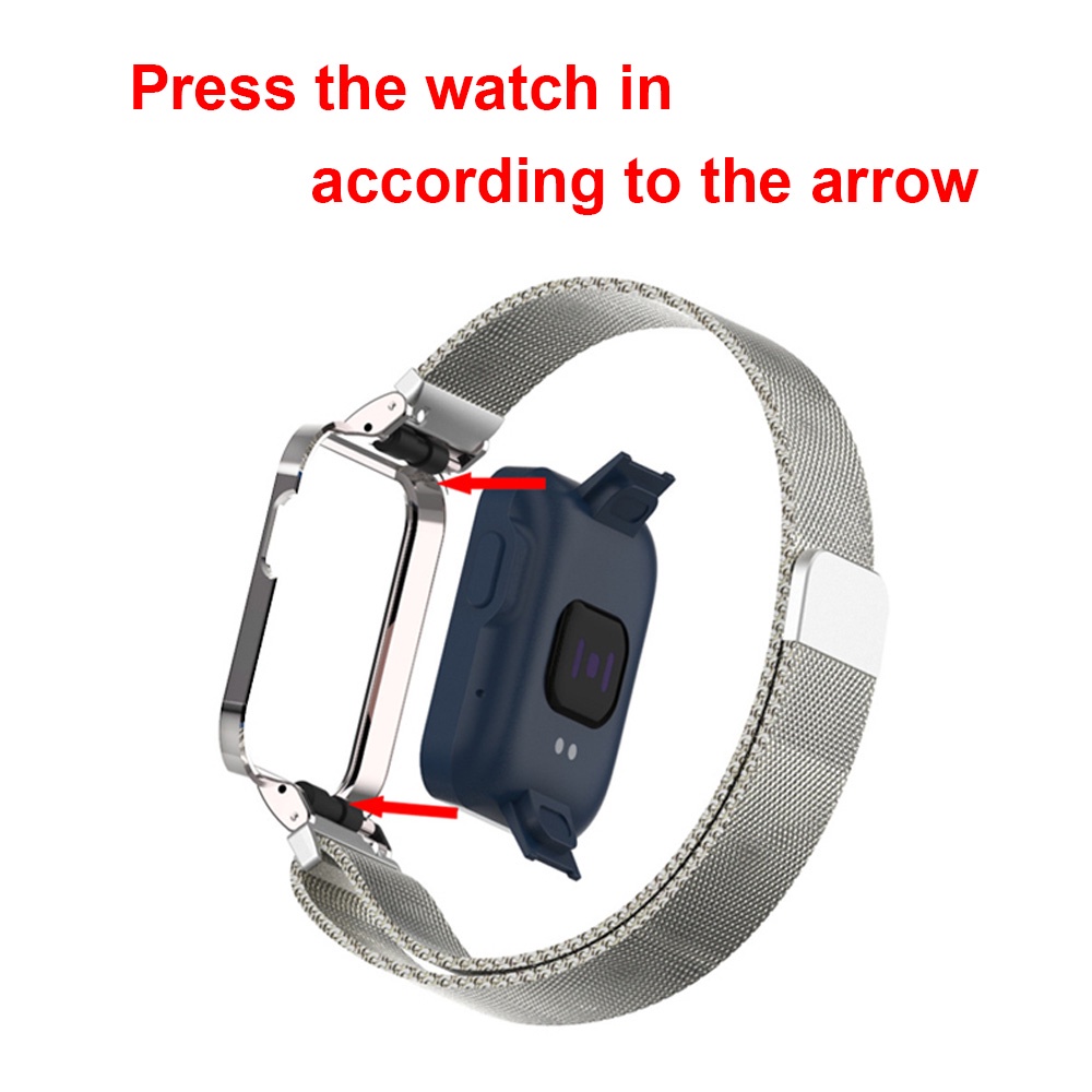 Dây Đeo Inox Milanese Cho Đồng Hồ Thông Minh Xiaomi Mi Watch Lite / Redmi Watch 3 2 Lite