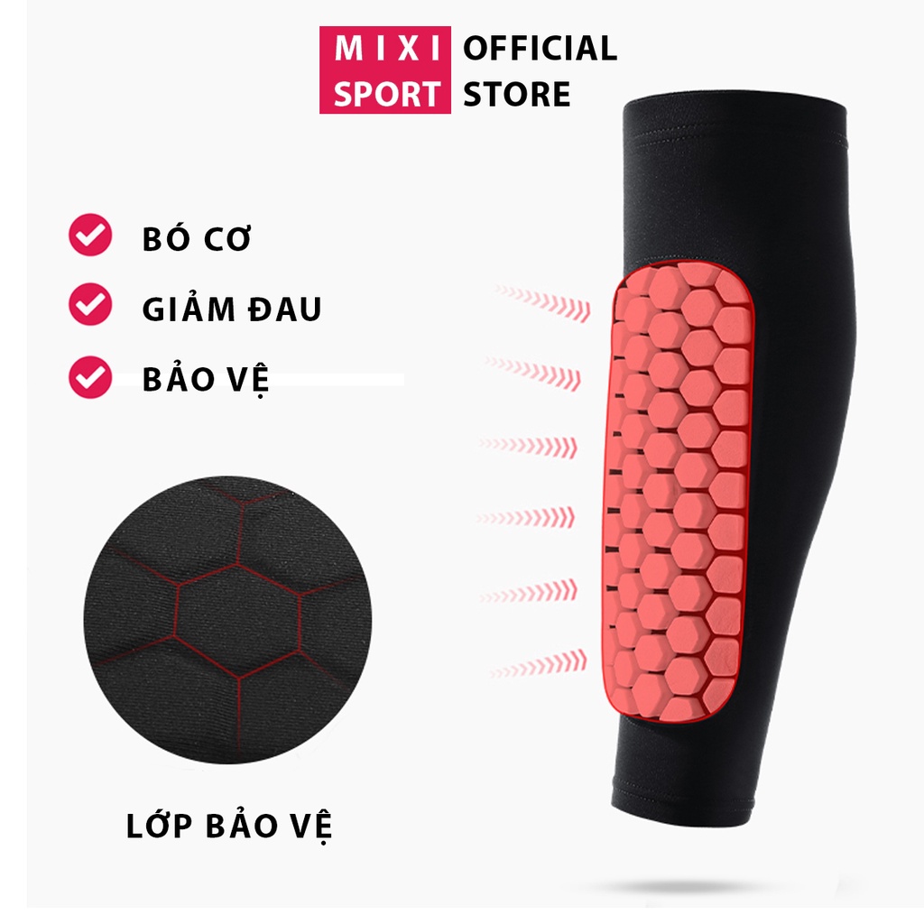 Băng Đai Thể Thao Bảo Vệ Ống Đồng Với Miếng Lót Đệm Giày Giảm Chấn Thương, Giảm Đau Trong Bóng Đá