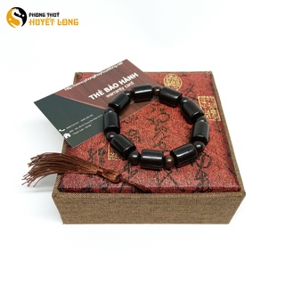 Vòng tay gỗ mun sừng đốt trúc, vòng tay gỗ phong thủy