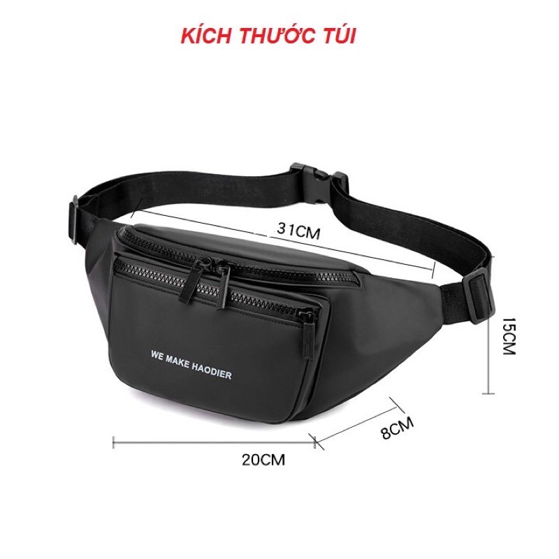 Túi Đeo Chéo Vải CanVas Phong Cách Unisex Hàn Quốc Chống Thấm Nước- TC200