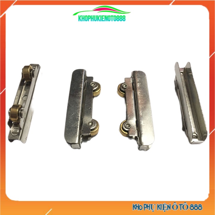 Con lăn trượt 2 bánh xe kéo đẩy dày 5mm bằng đồng chịu lực tốt (giá/1chiếc)