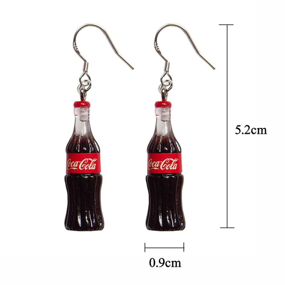 SUMU Bông Tai Móc Hình Chai Cola