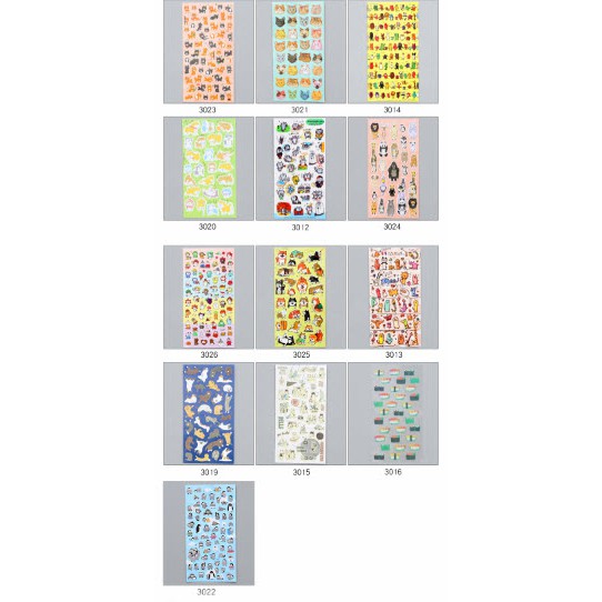S1 sticker trang trí dán sổ dán điện thoại sticker dễ thương sticker sumikko