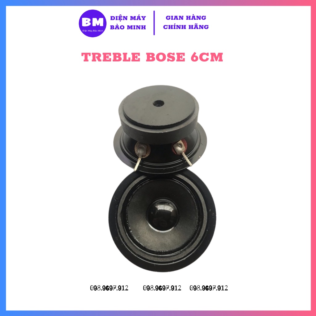 Loa treble Bose 6cm loại đẹp dùng để ráp mới hoặc thay thế cho các thùng loa - Giá 2 loa