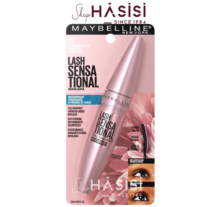 Mascara Dài Mi MAYBELLINE(XT) - Lash Sensational WaterProof Mascara 9ml