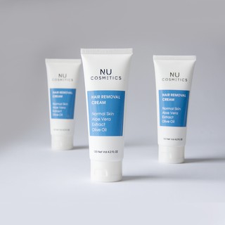 Kem tẩy lông tặng kèm serum ức chế mọc lông Nu Cosmetics giảm mọc lông hiệu quả 120gram
