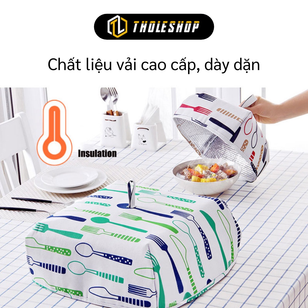 Lồng Bàn - Lồng Bàn Đậy Thức Ăn Chống Mũi, Thoáng Khí, Giữ Nhiệt Có Thể Xếp Gọn 3962