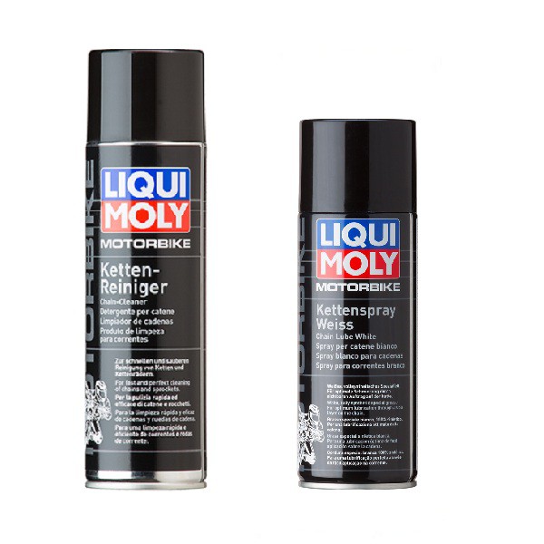 Combo Liqui Moly Motor Bike Chain Cleaner &amp; Lube 400ml