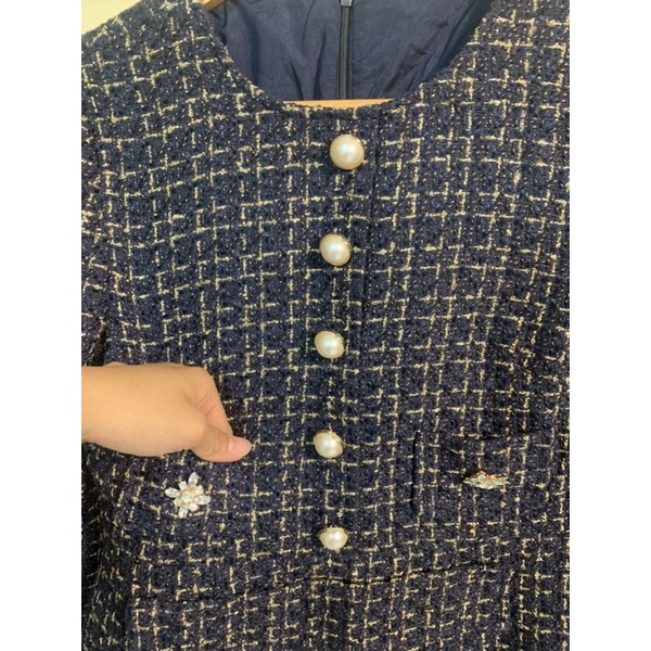 Váy dạ Tweet Hàn