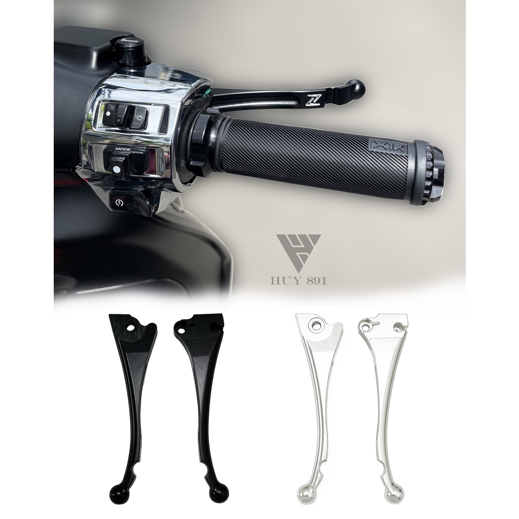 Cặp tay thắng Zelioni 3D dài dành cho xe Vespa Sprint, Primavera, Notte, LX, S