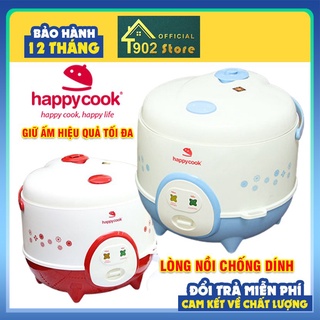 Mua Nồi Cơm Điện Happy Cook Cao Cấp Dung Tích 1.2 Lít và 1.8 Lít  Tặng Kèm Khay Hấp