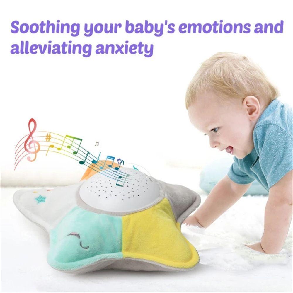 Ngôi Sao Âm Nhạc Đồ Chơi Nhồi Bông Mềm Mại Có Nhạc Và Đèn Dành Cho Trẻ Em