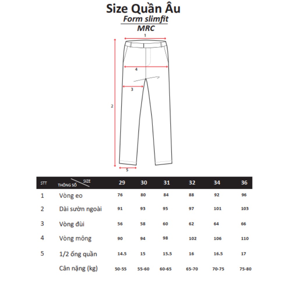 Quần tây nam cao cấp MRC 88912-LH dáng ôm vừa vặn, co giãn nhẹ thoải mái, kẻ caro thanh lịch - CUONG STORE