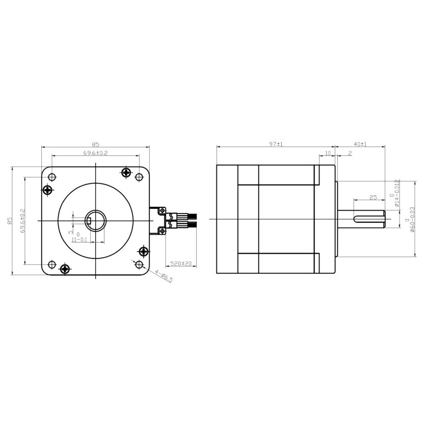 Động cơ Hybrid Servo Leadshine 12Nm 86CME120-1000 và Driver H2-758