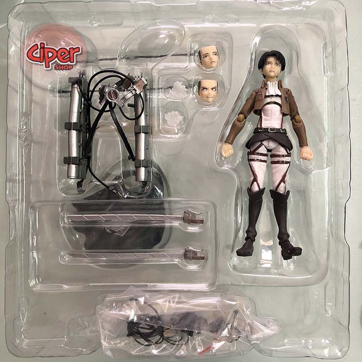 Mô hình Levi Figma 213 - Mô hình Attack on Titan - Figure Action Levi