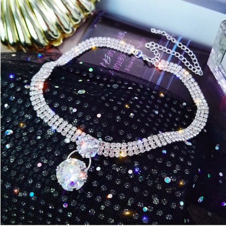 Vòng cổ Đính Đá, Choker 2 Tầng, Set Nhiều Mẫu Princess
