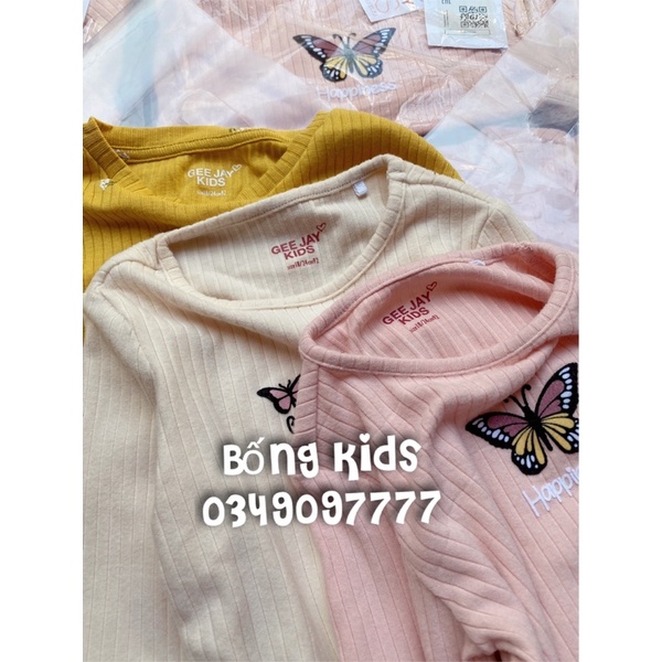 Áo Thu Bé Gái In Hình Viền Sóng GJ
