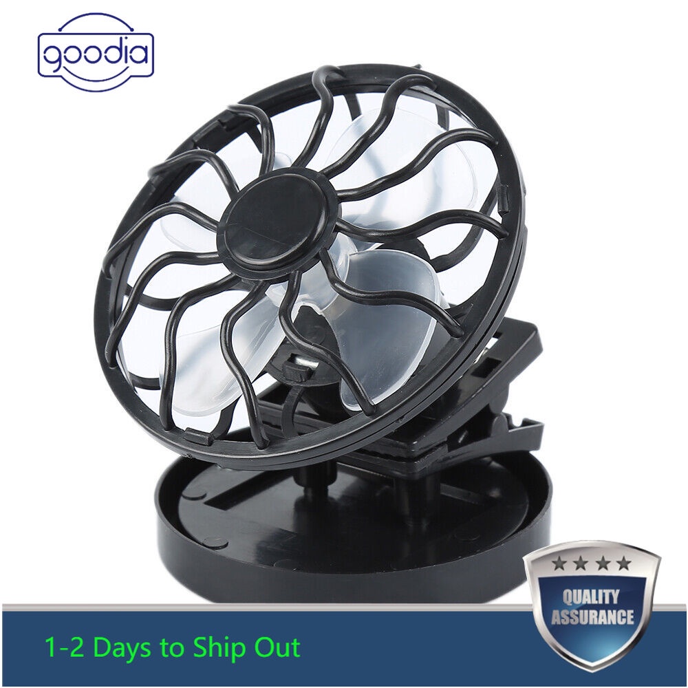 Quạt Năng Lượng Mặt Trời mini Di Động Tiện Dụng Cho Đi Câu Cá