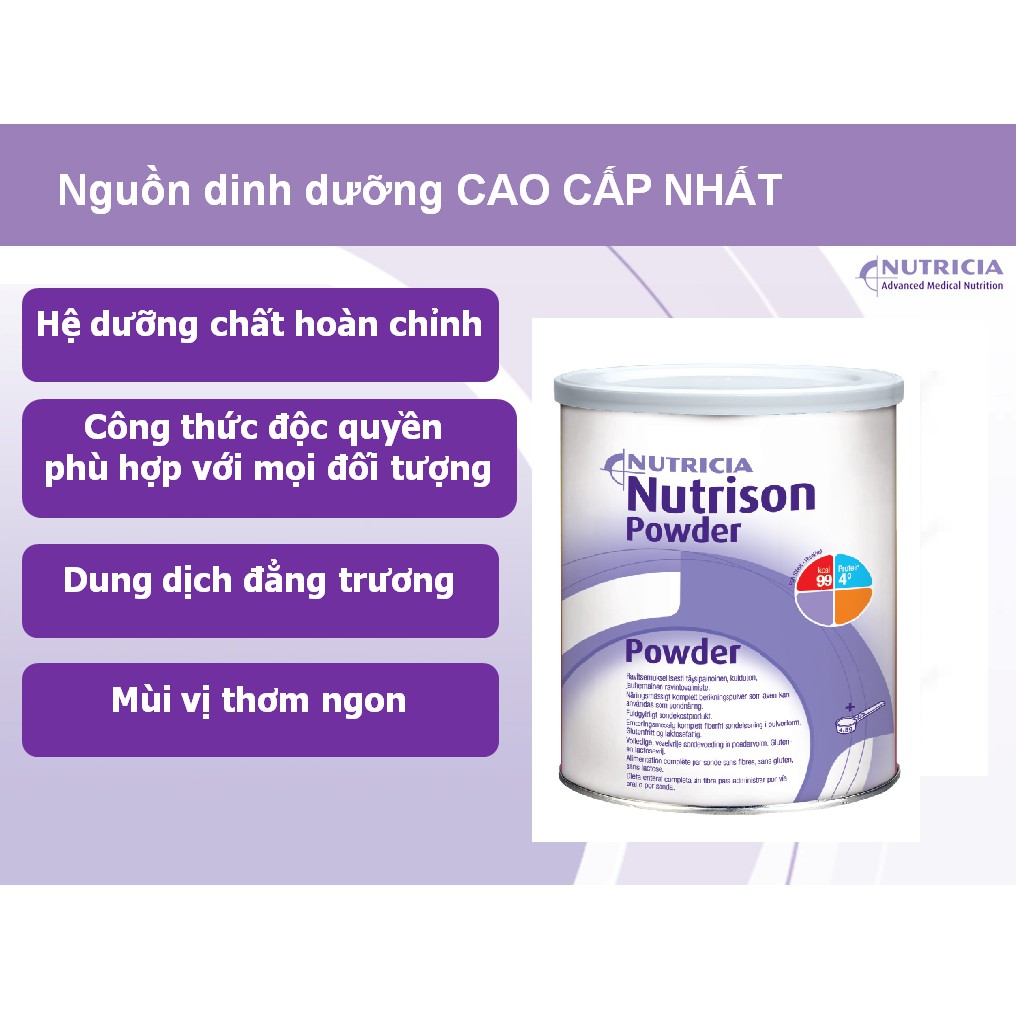 Sữa bột NUTRISON [Hộp 430g] - Dinh dưỡng cho người có hệ tiêu hoá kém [nutrition]