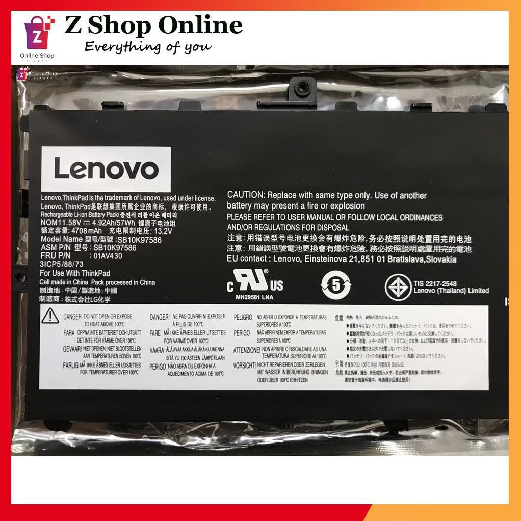 💖 Pin Laptop Lenovo X1 Carbon Gen 5 Gen 6 01AV429 01AV430 01AV431 01AV494 Zin