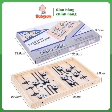 Cờ Búng Xuyên Lỗ Bằng Gỗ- Board Game, Trò Chơi Giải Trí Gia Đình, Đồ chơi an toàn