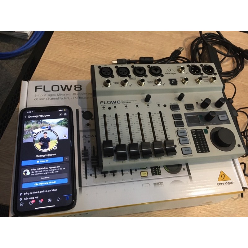 Mixer Behringer Flow8 bộ trộn âm thanh chính hãng phân phối