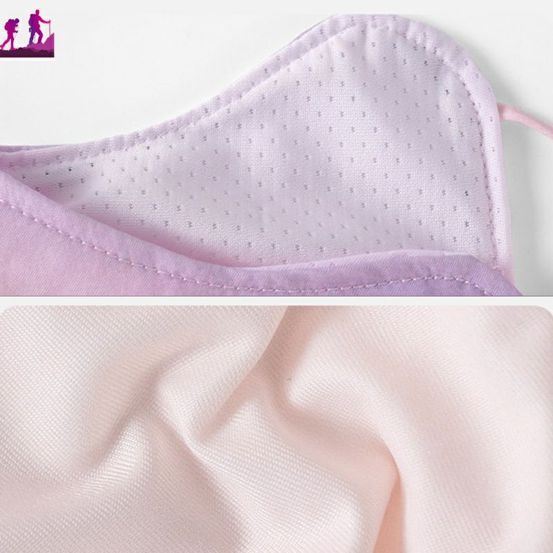 Khẩu trang chống tia UV chống nắng vải thun lạnh thoáng mát kháng khuẩn chống bụi UPF50+