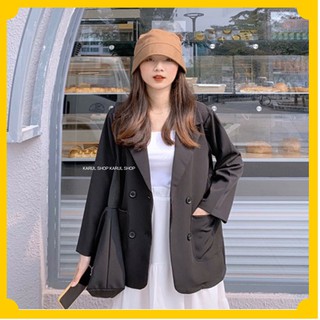 🚛 [FREESHIP] ÁO BLAZER KẺ HÀN QUỐC 🌵