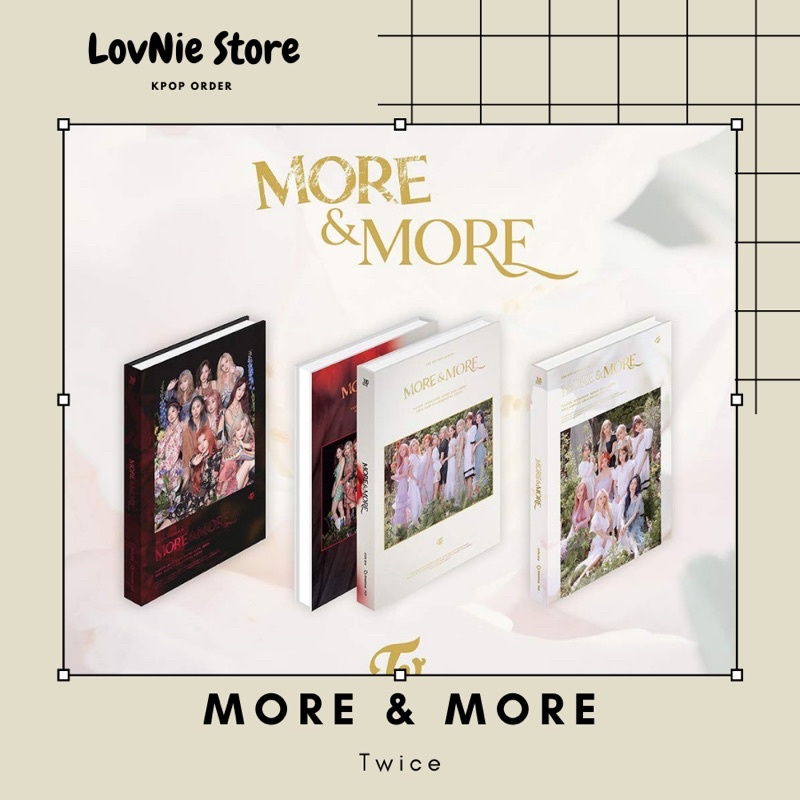 Album ảnh TWICE - MORE AND MORE nguyên seal