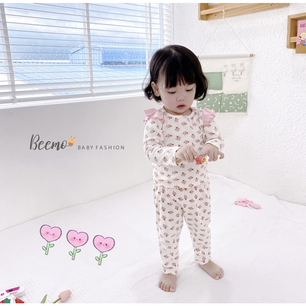 Bộ cánh tiên bé gái xinh xắn, bộ thu đông bé gái hàng đẹp bé gái Beemo