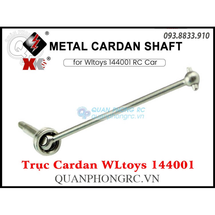 Trục Truyền Động Metal Cardan Shaft For WLtoys 144001 RC Car