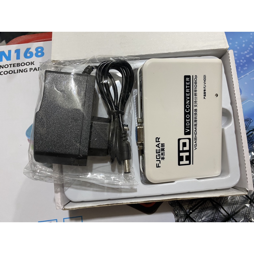 Cáp chuyển đổi VGA sang HDMI Có Audio Uteck BH 12 tháng Bộ chuyển đổi Vga to HDMI Hàng NK BH 6 Tháng