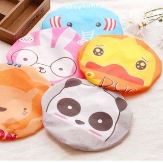 Mũ tắm chùm tóc họa tiết ngộ nghĩnh - Mũ trùm đầu ,Mũ chụp tóc Duashop  🍉Duashop🍉