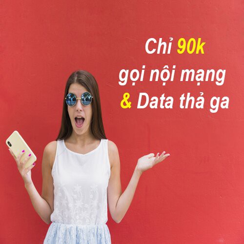 Sim 4G Viettel V90C tặng 30GB/Tháng, miễn phí 1000 phút gọi nội mạng và 20 phút ngoại mạng chỉ 90k/tháng - GELOSS