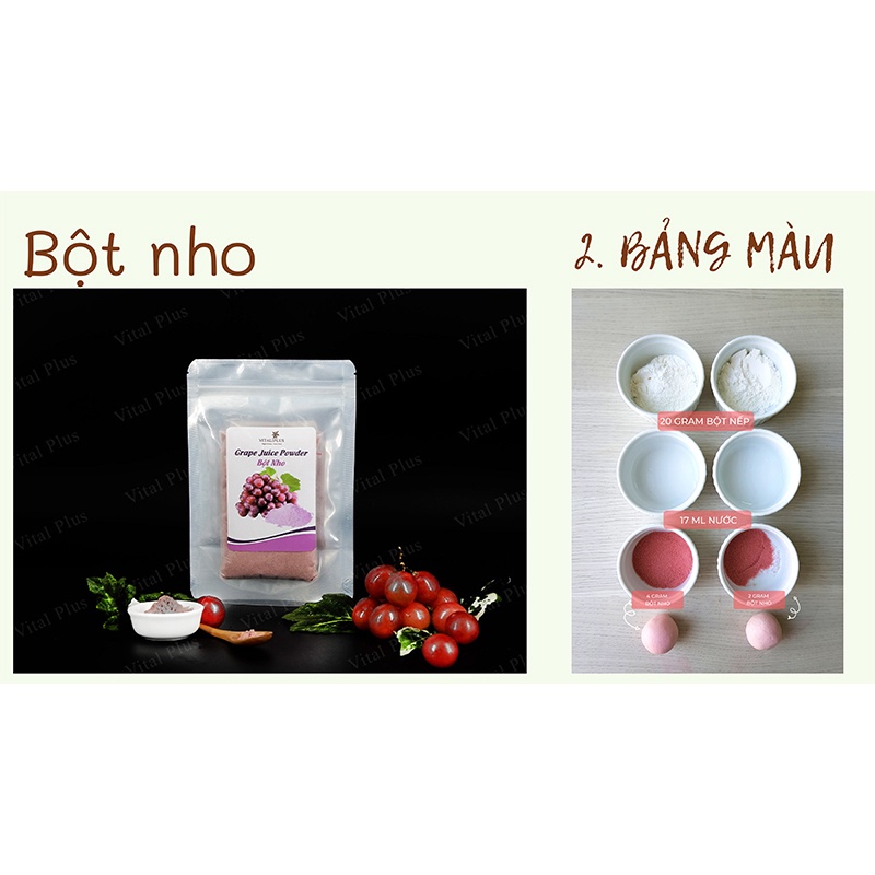 - Bột trái cây - Bột Nho - Grape Juice Powder - Vital Plus - Shop Nhà Anise