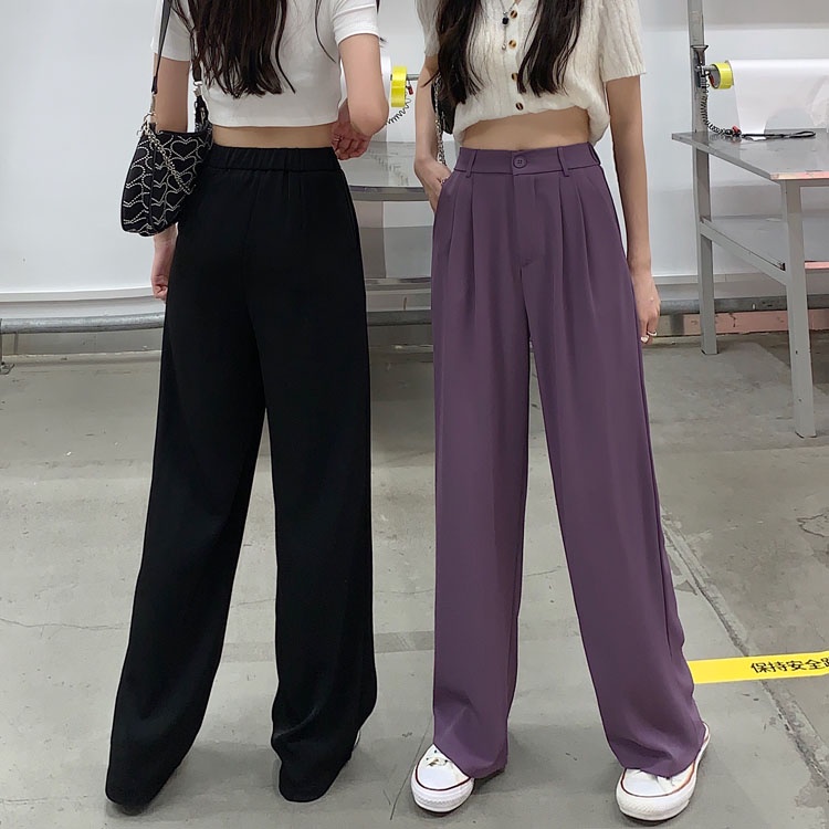 Quần Dài Ống Rộng Phong Cách Hàn Quốc 52065 Cho Nữ